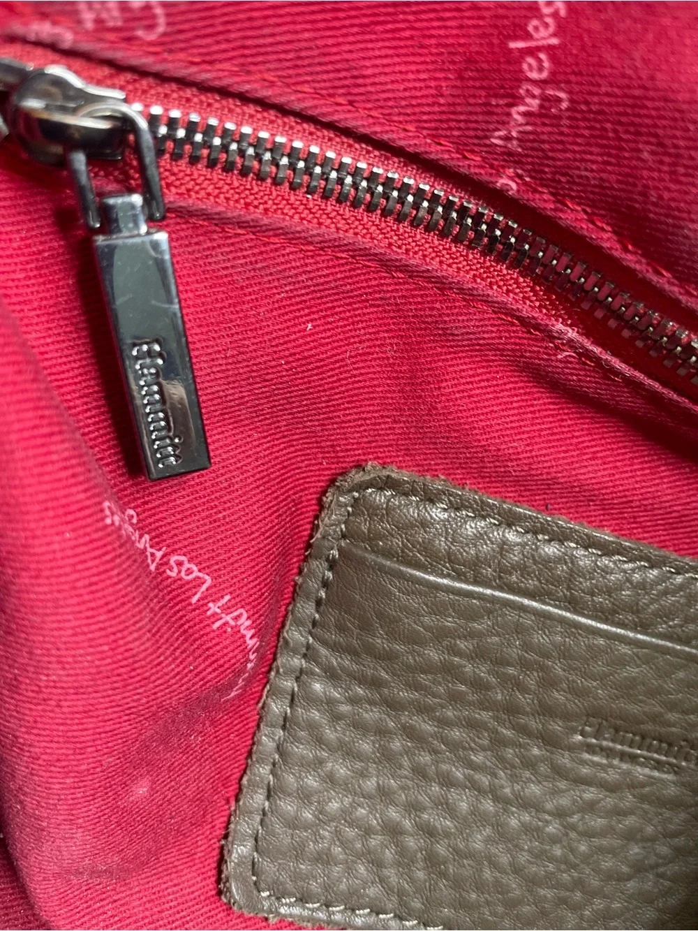 Hammitt Pebbled Leather Shoulder Bag in Tan